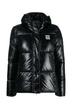 Emporio Armani EA7 Gewatteerde Jassen Down Jacket Black