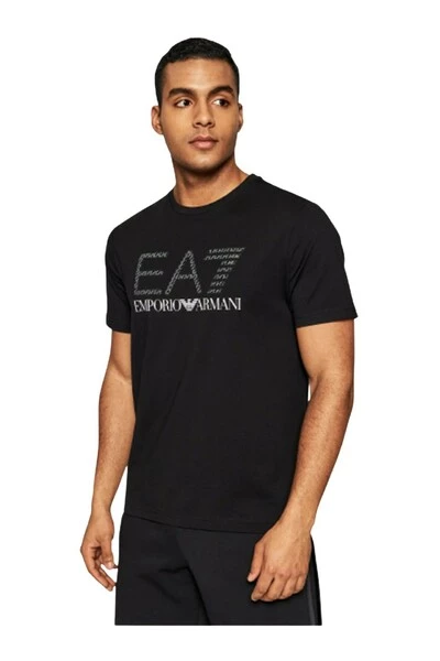 Emporio Armani EA7 Shirts T-shirt Black 4 Emporio Armani EA7 Shirts T-shirt Black - Afbeelding 2