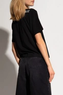 Emporio Armani EA7 T-shirts T-shirt With Logo Black -Goedkope Emporio Armani EA7 winkel 0161e6b09f12f3ea8f07b9bdba54e867