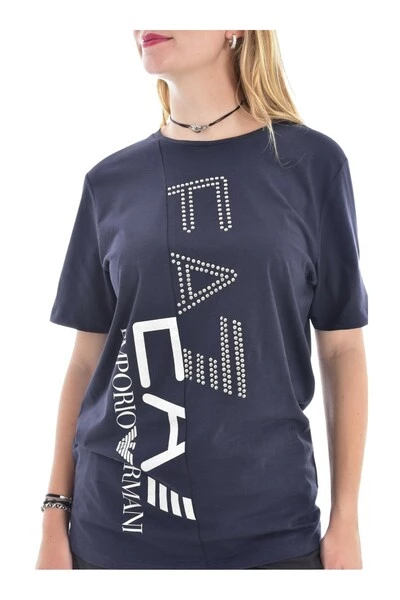 Emporio Armani EA7 T-shirts T-shirt Blue 3 Emporio Armani EA7 T-shirts T-shirt Blue