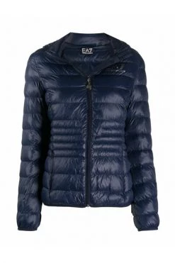 Emporio Armani EA7 Gewatteerde Jassen Coat Blue
