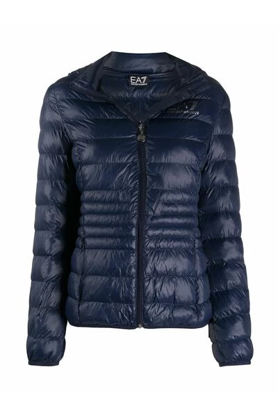Emporio Armani EA7 Gewatteerde Jassen Coat Blue 3 Emporio Armani EA7 Gewatteerde Jassen Coat Blue
