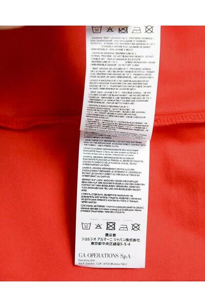 Emporio Armani EA7 Shirts T-shirt Red 7 Emporio Armani EA7 Shirts T-shirt Red - Afbeelding 5