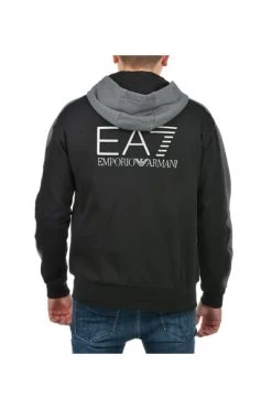 Emporio Armani EA7 Hoodies & Sweatvesten Zip-throughs Black -Goedkope Emporio Armani EA7 winkel 03d3b40b6ad47f034f0e29668dde548e