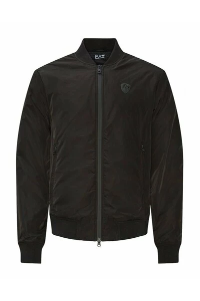 Emporio Armani EA7 Bomber Jackets Black 6 Emporio Armani EA7 Bomber Jackets Black - Afbeelding 4