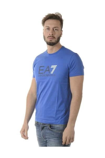 Emporio Armani EA7 Hoodies & Sweatvesten Sweatshirts Blue 4 Emporio Armani EA7 Hoodies & Sweatvesten Sweatshirts Blue - Afbeelding 2