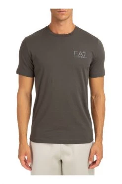 Emporio Armani EA7 Shirts Short Sleeve T-shirt Gray -Goedkope Emporio Armani EA7 winkel 07a50243935f1cf11a05891da73c9e5f