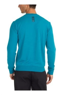 Emporio Armani EA7 Hoodies & Sweatvesten Men's Sweatshirt Sweat Blue -Goedkope Emporio Armani EA7 winkel 0855e87bcd8c59d36185d208bdaf6927
