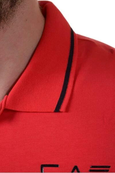 Emporio Armani EA7 Polo's Polo Shirts Red 4 Emporio Armani EA7 Polo's Polo Shirts Red - Afbeelding 2