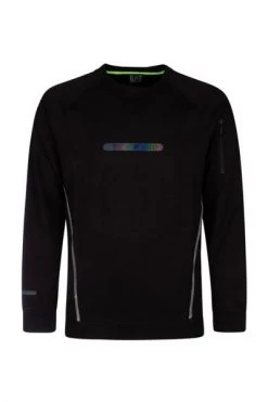 Emporio Armani EA7 Hoodies & Sweatvesten Sweatshirts Black