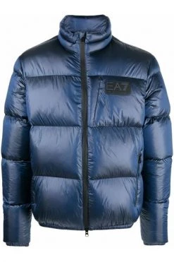 Emporio Armani EA7 Gewatteerde Jassen Down Jackets Blue