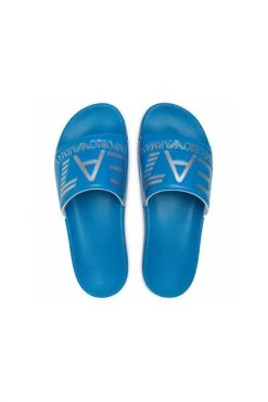 Emporio Armani EA7 Slippers Sliders Blue