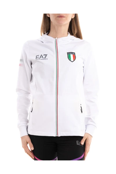 Emporio Armani EA7 Hoodies & Sweatvesten SWEATSHIRT White 5 Emporio Armani EA7 Hoodies & Sweatvesten SWEATSHIRT White - Afbeelding 3