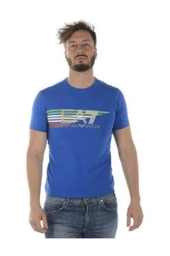 Emporio Armani EA7 Shirts T-shirt Blue