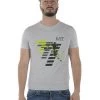 Emporio Armani EA7 Shirts T-shirt Gray -Goedkope Emporio Armani EA7 winkel 10ad3da80f794e46345b6e1b689434ff