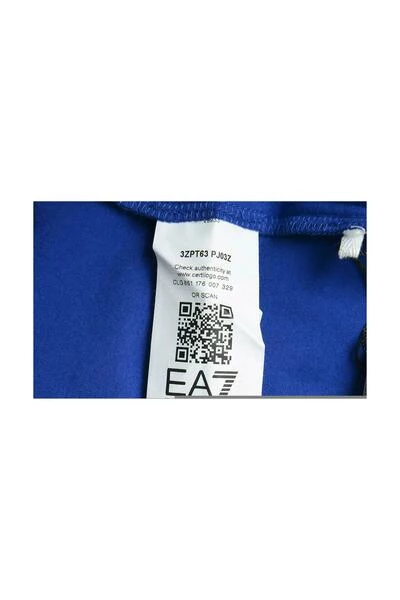 Emporio Armani EA7 Shirts T-shirt Blue 6 Emporio Armani EA7 Shirts T-shirt Blue - Afbeelding 4