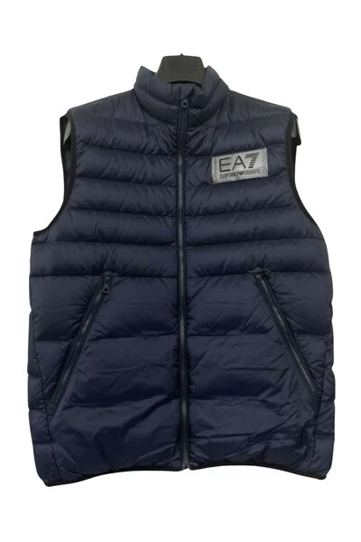 Emporio Armani EA7 Bodywarmers Vests Blue 3 Emporio Armani EA7 Bodywarmers Vests Blue