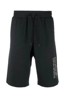 Emporio Armani EA7 Korte Broeken Casual Shorts Blue