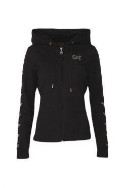 Emporio Armani EA7 Hoodies & Sweatvesten Zip-throughs Black