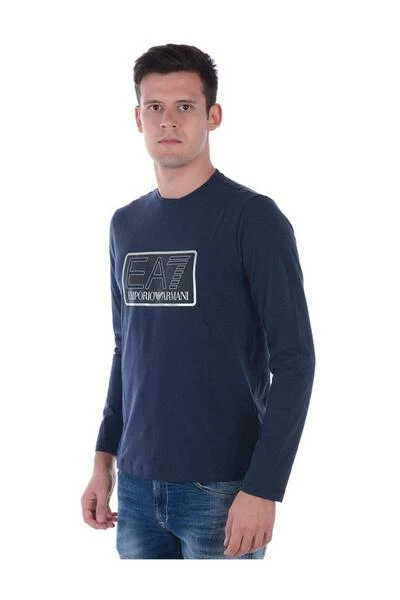 Emporio Armani EA7 Longsleeves T-shirt Blue 8 Emporio Armani EA7 Longsleeves T-shirt Blue - Afbeelding 6