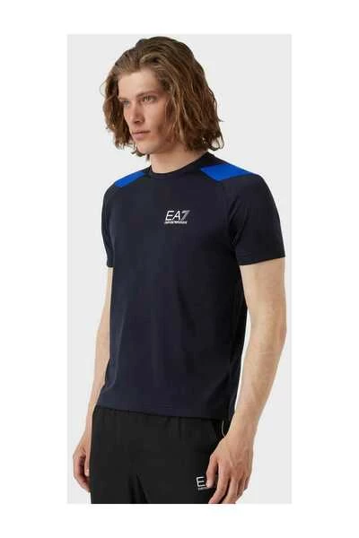 Emporio Armani EA7 T-Shirts Blue 4 Emporio Armani EA7 T-Shirts Blue - Afbeelding 2