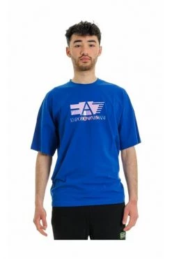 Emporio Armani EA7 Shirts T-SHIRT Blue