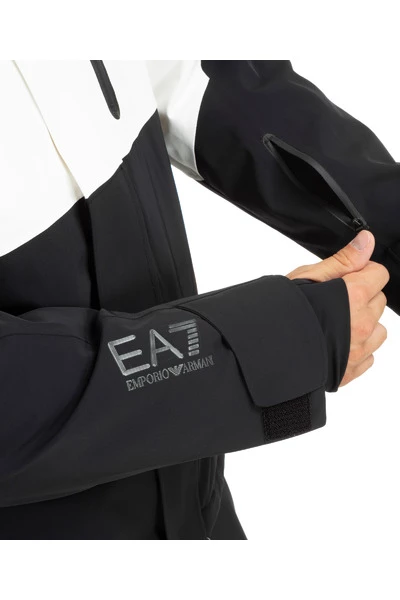 Emporio Armani EA7 Winterjassen Men's Ski Jacket Winter Stratum 7 White 4 Emporio Armani EA7 Winterjassen Men's Ski Jacket Winter Stratum 7 White - Afbeelding 2