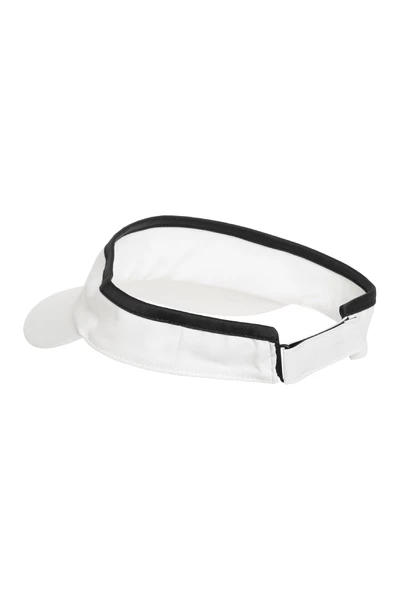 Emporio Armani EA7 Petten Women's Visor Cap Hat Golf Tennis White 3 Emporio Armani EA7 Petten Women's Visor Cap Hat Golf Tennis White - Afbeelding 2