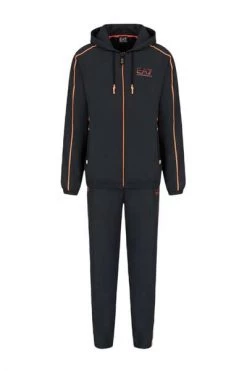 Emporio Armani EA7 Trainingspakken Ventus7 Technical Fabric Suit Black