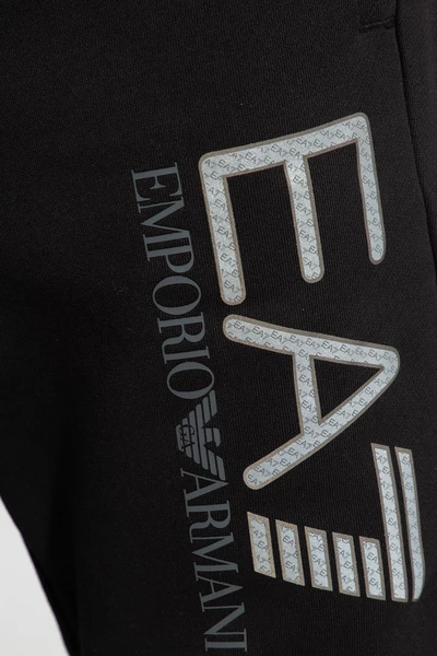 Emporio Armani EA7 Sweatpants With Logo Black 3 Emporio Armani EA7 Sweatpants With Logo Black