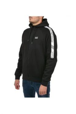 Emporio Armani EA7 Hoodies & Sweatvesten Zip-throughs Black -Goedkope Emporio Armani EA7 winkel 19aa3ce40535b83eef4947f8f01672f7
