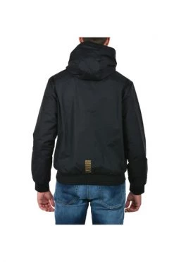 Emporio Armani EA7 Zomerjassen Coat Black -Goedkope Emporio Armani EA7 winkel 1a09e51ca02bf34c948316ad2bfa3947