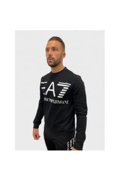 Emporio Armani EA7 Hoodies & Sweatvesten Sweatshirts Black