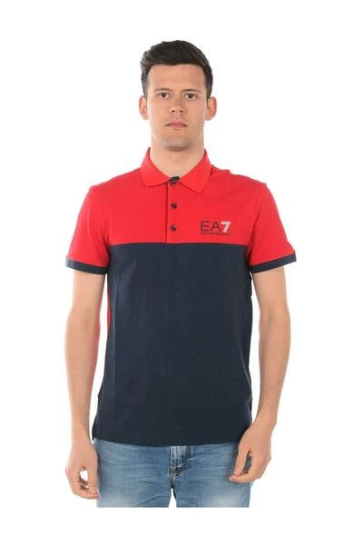 Emporio Armani EA7 Polo's Polo Shirt Red 4 Emporio Armani EA7 Polo's Polo Shirt Red - Afbeelding 2