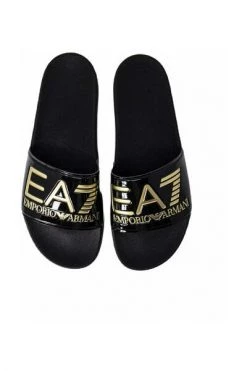 Emporio Armani EA7 Slippers Sliders Black