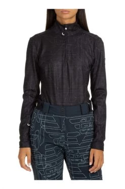Emporio Armani EA7 Sportshirts Women's Top Long Sleeve Black -Goedkope Emporio Armani EA7 winkel 1dbd6128741b7b691709b57916e8891d
