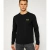 Emporio Armani EA7 Shirts Long Sleeve T-shirt Black