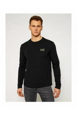 Emporio Armani EA7 Shirts Long Sleeve T-shirt Black