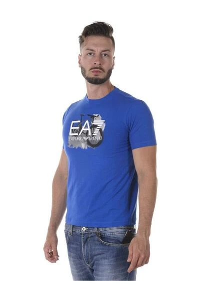 Emporio Armani EA7 Shirts T-shirt Blue 8 Emporio Armani EA7 Shirts T-shirt Blue - Afbeelding 6