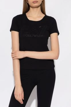 Emporio Armani EA7 T-shirts Logo T-shirt Black