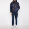 Emporio Armani EA7 Gewatteerde Jassen Down Jackets Blue -Goedkope Emporio Armani EA7 winkel 1e50a33d43935111dee361830f58d0ad