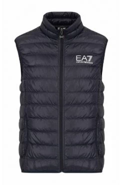 Emporio Armani EA7 Bodywarmers Coat Black -Goedkope Emporio Armani EA7 winkel 1e6aa310e9b962b4b7f1c714392501a9