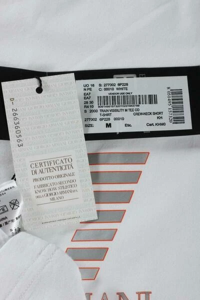 Emporio Armani EA7 Shirts T-shirt White 4 Emporio Armani EA7 Shirts T-shirt White - Afbeelding 2