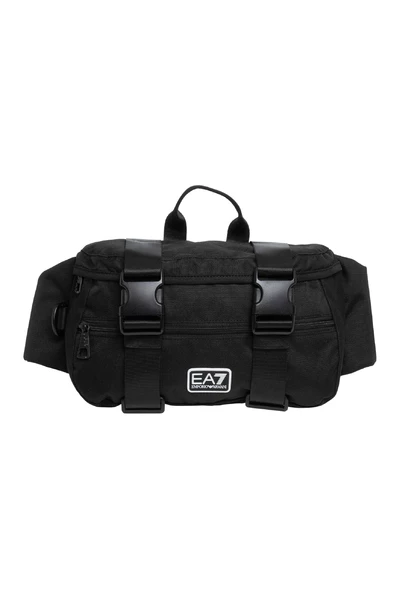 Emporio Armani EA7 Tassen Men's Belt Bum Bag Hip Pouch Black 4 Emporio Armani EA7 Tassen Men's Belt Bum Bag Hip Pouch Black - Afbeelding 2