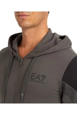 Emporio Armani EA7 Hoodies & Sweatvesten Men's Hoodie Sweatshirt Sweat Gray