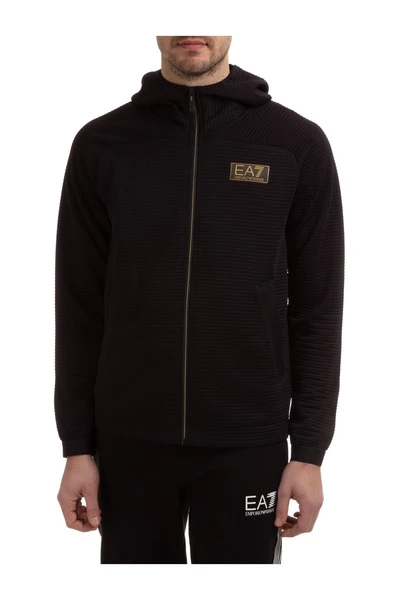 Emporio Armani EA7 Hoodies & Sweatvesten Sweatshirt Black 7 Emporio Armani EA7 Hoodies & Sweatvesten Sweatshirt Black - Afbeelding 5