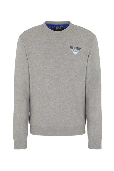Emporio Armani EA7 Hoodies & Sweatvesten Sweatshirt Gray 3 Emporio Armani EA7 Hoodies & Sweatvesten Sweatshirt Gray
