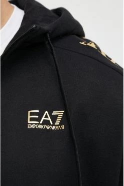 Emporio Armani EA7 Hoodies & Sweatvesten Zip-throughs Black