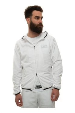 Emporio Armani EA7 Zomerjassen Windbreaker Jacket White -Goedkope Emporio Armani EA7 winkel 23d24f23a17ffcf023d571c9ac0f74a7