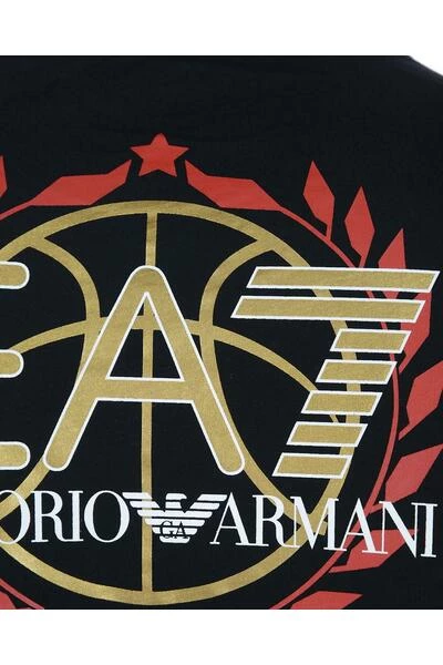 Emporio Armani EA7 Shirts T-shirt With Logo Black 5 Emporio Armani EA7 Shirts T-shirt With Logo Black - Afbeelding 3